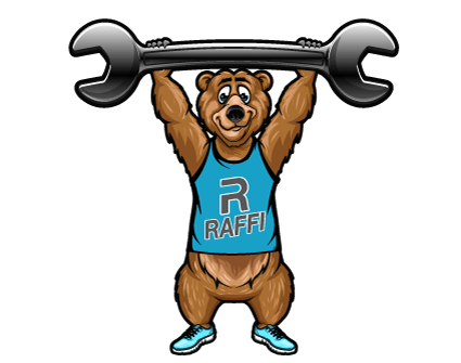 RAFF-Montagen RAFFI von vorne